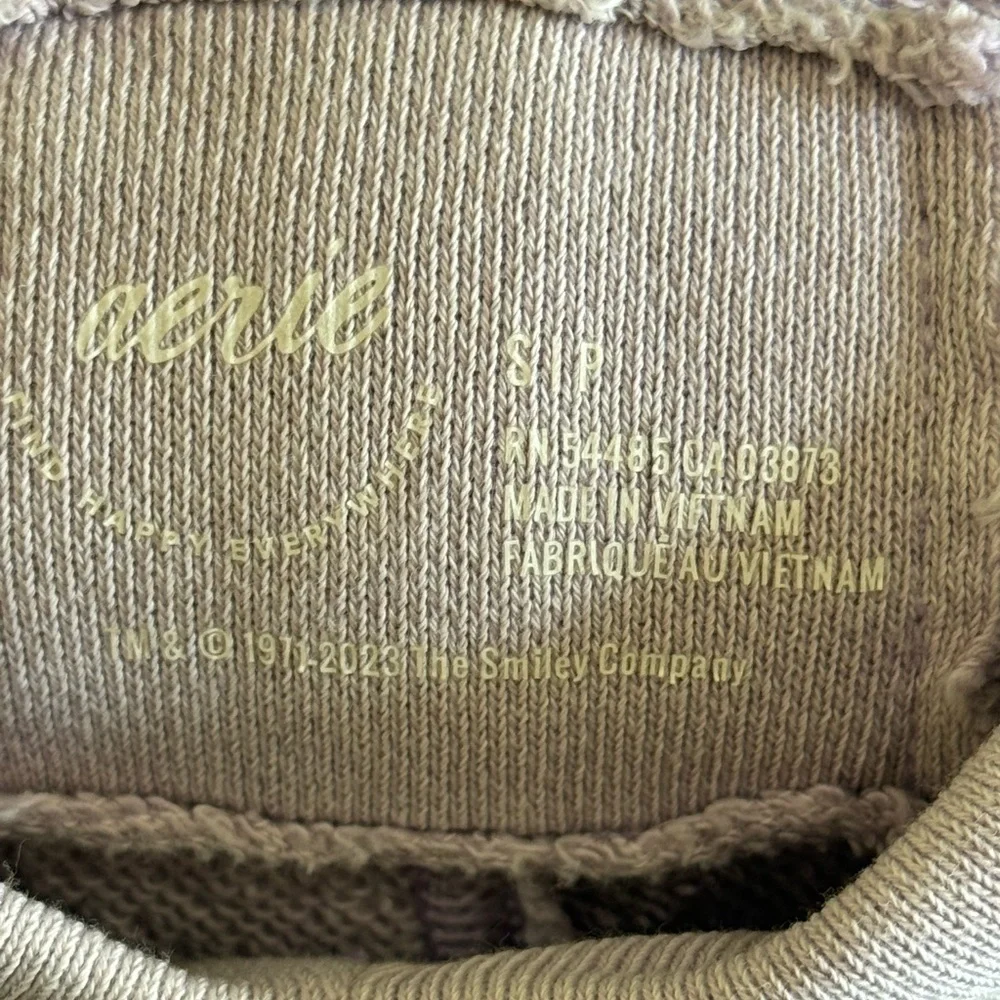 Aerie Smiley Sweatshirt Top